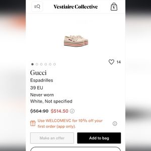 Gucci Espadrilles shoes